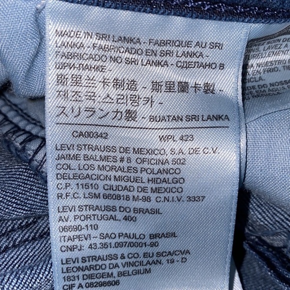 Levi's Easy Fit 505 Straight Leg Denim Jean Women 33X32 Cowgirl Western Rodeo - Picture 7 of 8